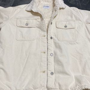 Old navy sherpa lined denim jacket